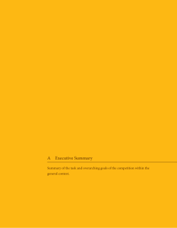 A Executive Summary - Visionary (re)Generation
