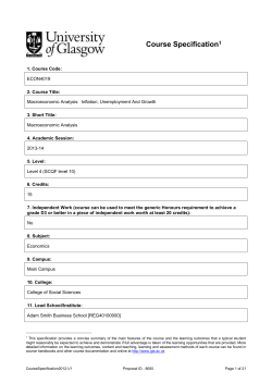 Course Specification