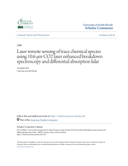 Laser remote sensing of trace chemical species using 10.6 µm CO2