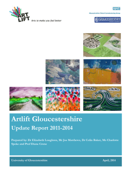 Art Lift GloucestershireEvaluation Report Update: 2011-2014