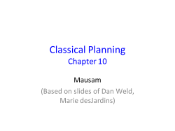 Classical Planning