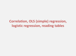Inferential Statistics III