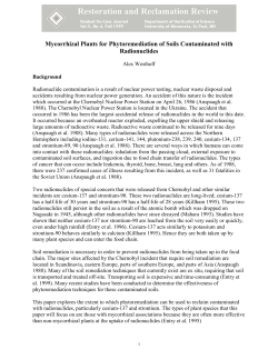 Mycorrhizal Plants for Phytoremediation of Soils Contaminated with