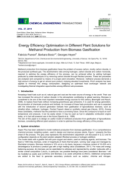 Energy Efficiency Optimisation in Different Plant Solutions for