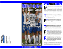 Team Camp Brochure - Rhoden Soccer Academy