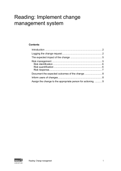 Change management