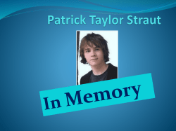 Patrick Taylor Straut