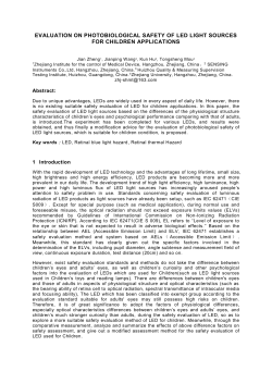 cie x037-2012-evaluation on photobiological safety of led light source