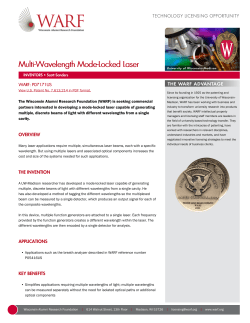 Multi-Wavelength Mode-Locked Laser