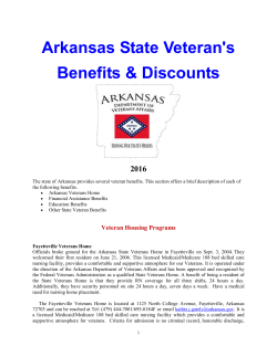 Arkansas State Veteran`s