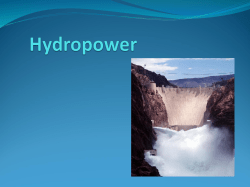 Hydropower - Waterford Public Schools