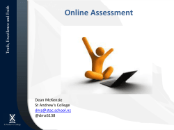 Online Assessment Presentation