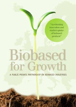 a public-private partnership on biobased industries