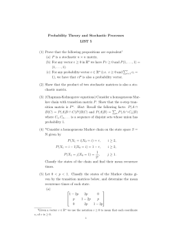(1) Prove that the following propositions are equivalent1 (a) P