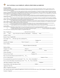 Application for New Construction or Conversion