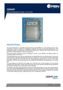 Optical Distribution Node, Four Ports
