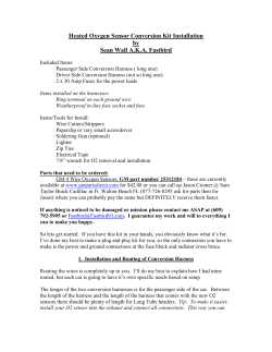 Heated Oxygen Sensor Conversion Kit Installation