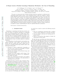 A Deeper Look at Student Learning of Quantum Mechanics: the