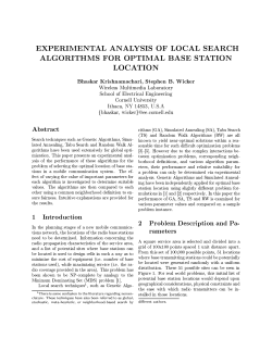 Experimental Analysis of Local Search Algorithms for Optimal Base