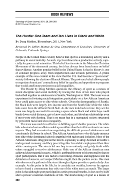 BOOK REVIEWS The Hustle: One Team and Ten Lives in Black and