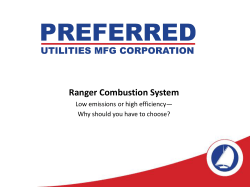 Ranger Combustion System