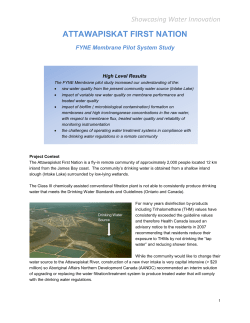 FYNE Membrane Pilot System Study