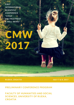 preliminary conference program faculty of humanities and