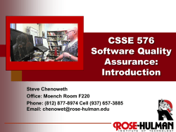 Software Engineering - Rose