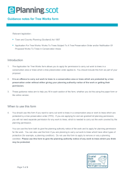 Tree works guidance - North Ayrshire Council