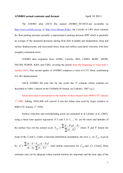 ANDRO actual contents and format April 18 2013