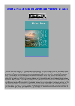 eBook Inside the Secret Space Programs