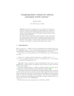 Computing finite variants for subterm convergent rewrite systems ⋆