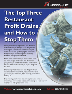 The Top Three Restaurant Profit Drains and How