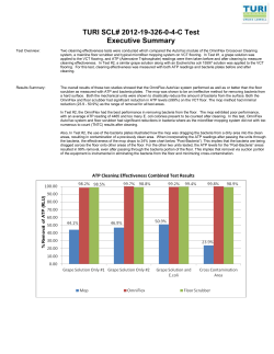 TURI OmniFlex™ AutoVac Test Results