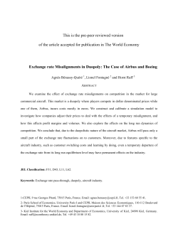 Exchange-Rate Misalignments in Duopoly: The Case of Airbus and