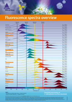 Poster &ndash; Fluorescence spectra