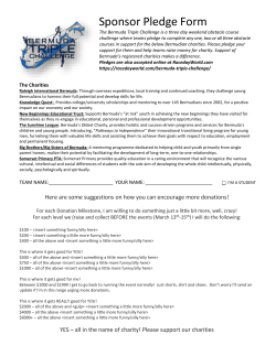 Sponsor Pledge Form - Bermuda Triple Challenge