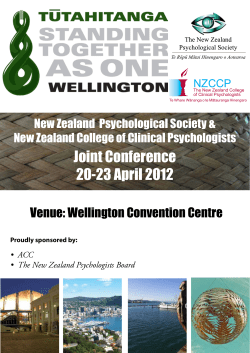 Joint Conference 20-23 April 2012