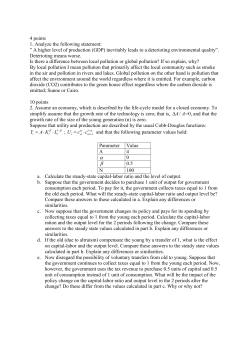 National income accounting: