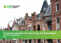 Housing for internationals in the Greater The Hague Region