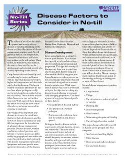 MF2909 Disease Factors to Consider in No-till