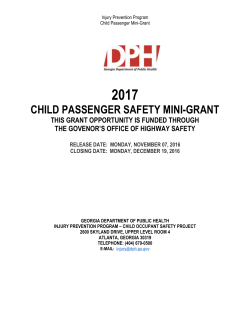 state of georgia, department of community health, state office of rural