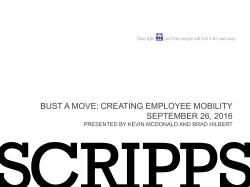 Internal mobility at scripps