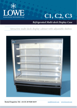 C1, C2, C3 - Lowe Refrigeration