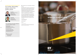 Empowering energy customers
