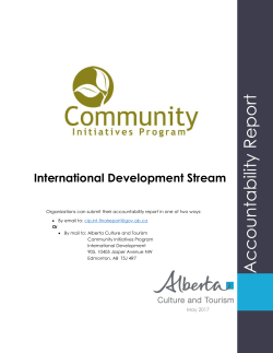International Development Stream