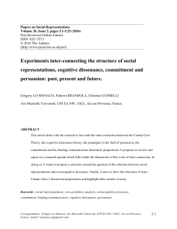 Experiments inter-connecting the structure of social