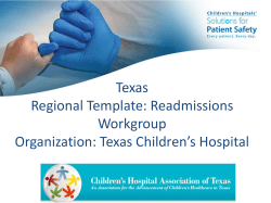 (officially)? Objectives for Standardized Regional Meeting