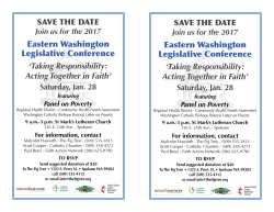 Eastern Washington Legislative Conference
