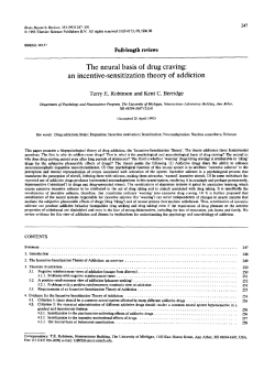 reviews The neural basis of drug craving: an
